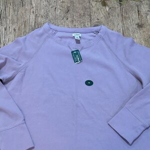L.L. Bean woman’s xtra Lg Long Sleeve Lavender Tee.     B
